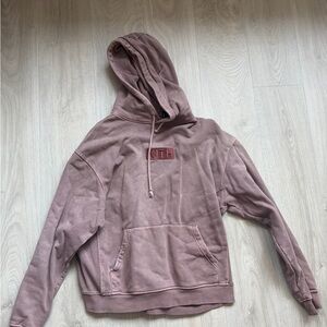Kith Hooded Pullover in Dusty Rose